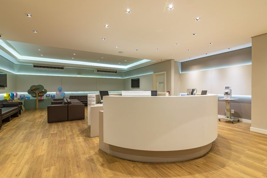Recepção da Oftalmocenter Blumenau